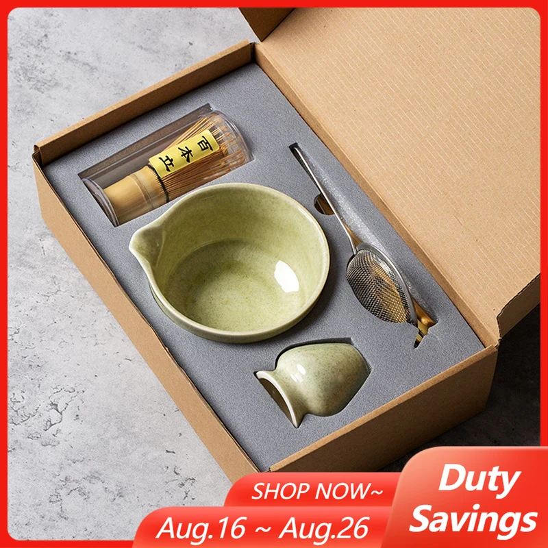 Matcha Bowl Chawan - Set Perlengkapan Upacara Matcha Jepang 4/5/6/7