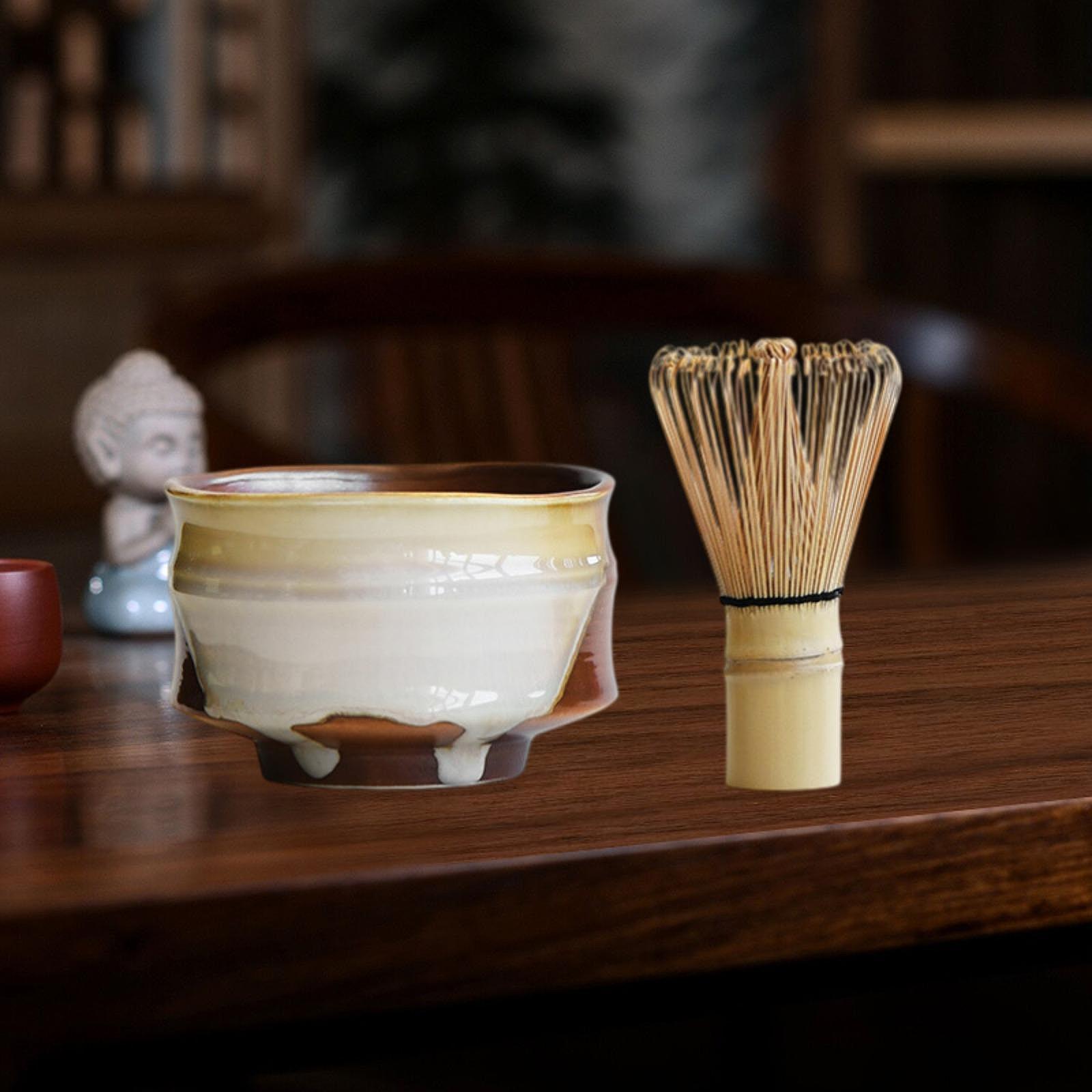 Matcha Bowl Chawan - Mangkuk Matcha Keramik Jepang, Set Chawan