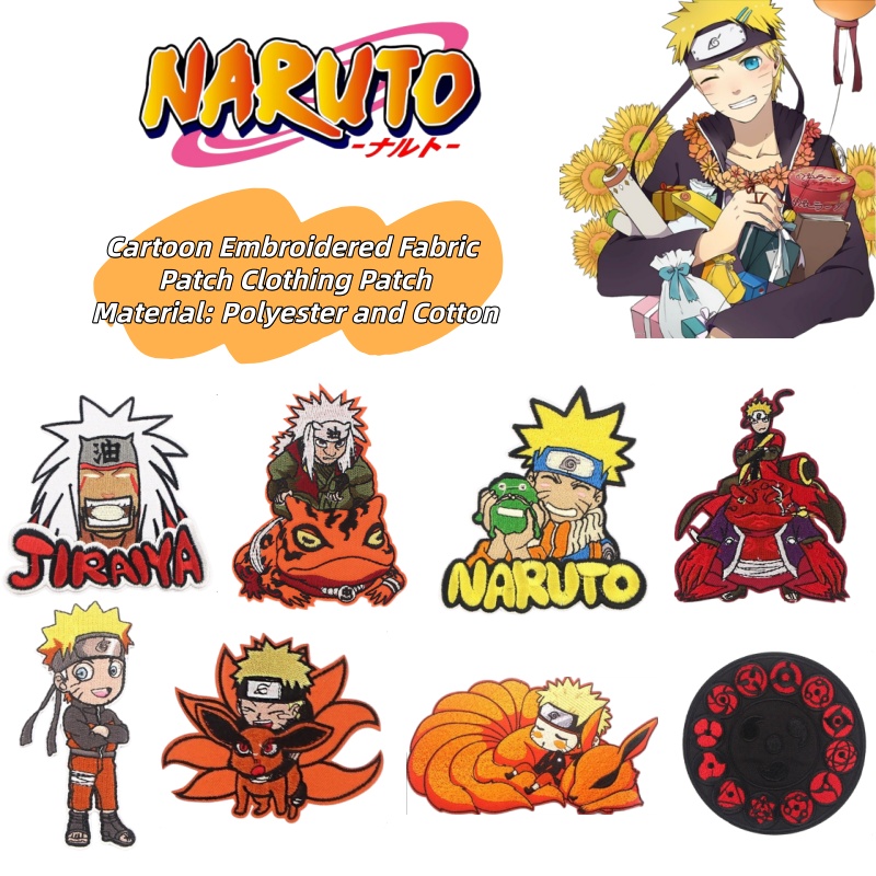Japanese Lifestyle Goods - Patch bordir personalisasi anime kartun gaya