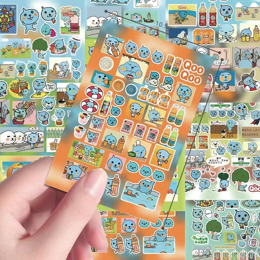 Japanese Lifestyle Goods - 8 Buah Stiker Bahan Dekoratif Casing