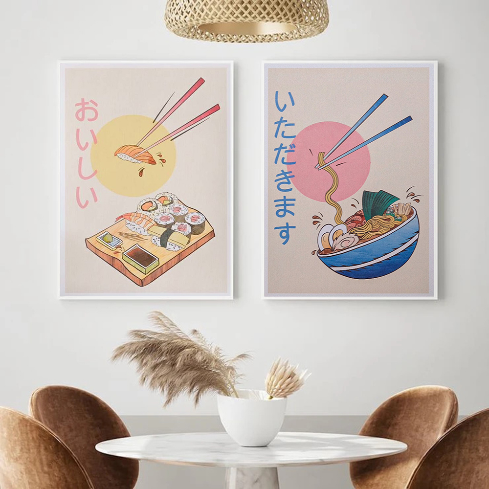 Poster Makanan Dapur Gaya Jepa - Japanese Lifestyle And Food ulasan dan harga