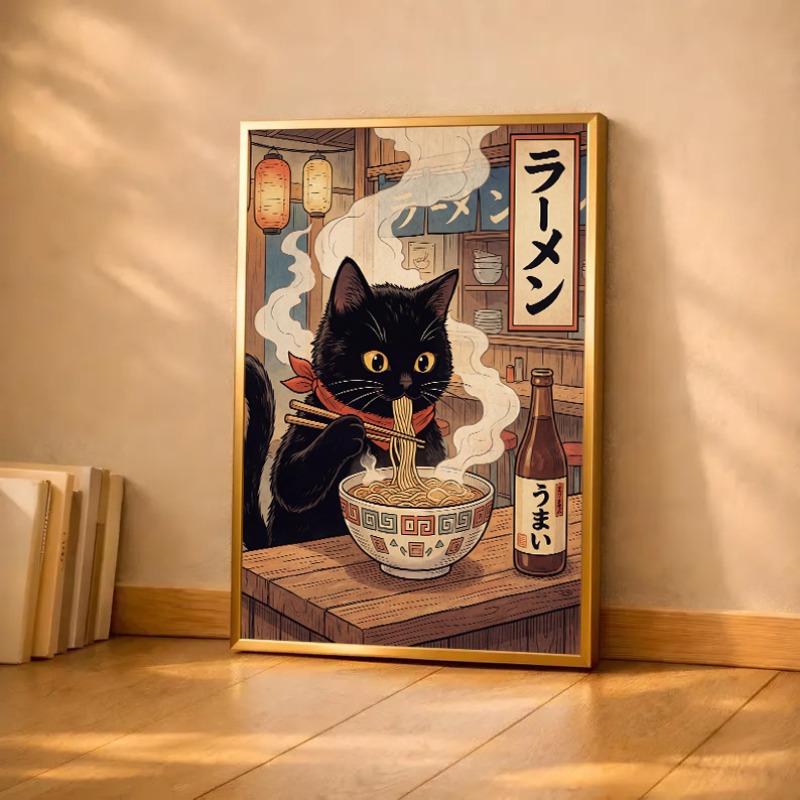 Lukisan Kanvas Poster Makanan  - Japanese Lifestyle And Food ulasan dan harga