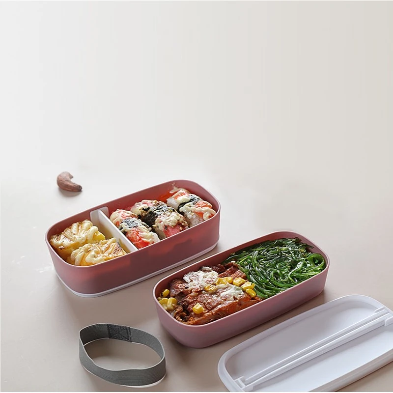 Kotak makan portabel anti boco - Bento Box Two Tier ulasan dan harga