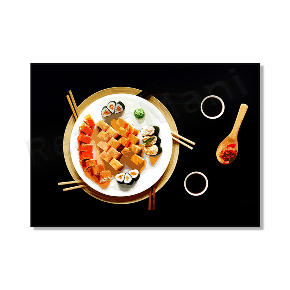 Lukisan Dekorasi Dinding Gaya  - Japanese Lifestyle And Food ulasan dan harga
