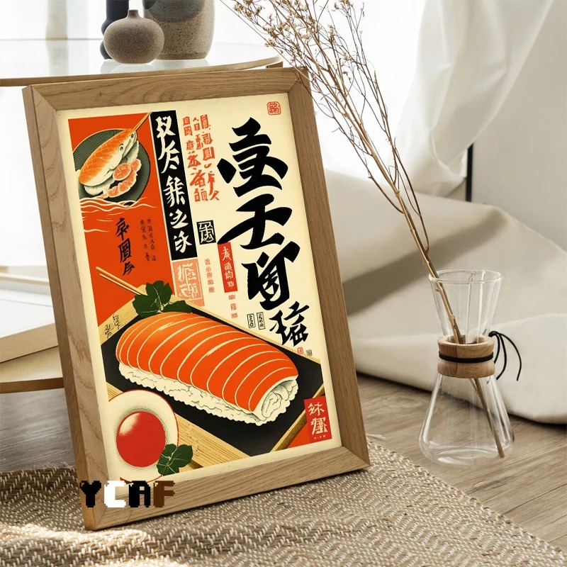 Vintage Jepang Poster makanan  - Japanese Lifestyle And Food ulasan dan harga