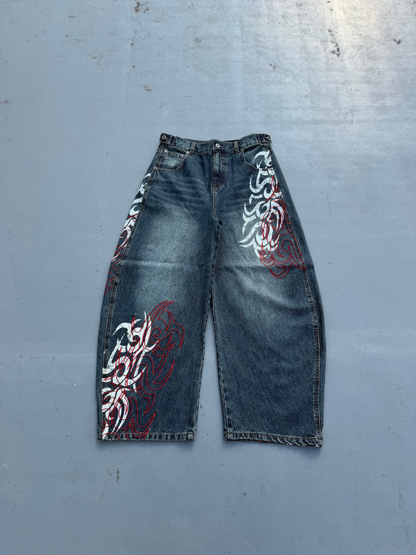 Celana Denim Y2K Gotik Harajuk - Japanese Lifestyle Goods ulasan dan harga