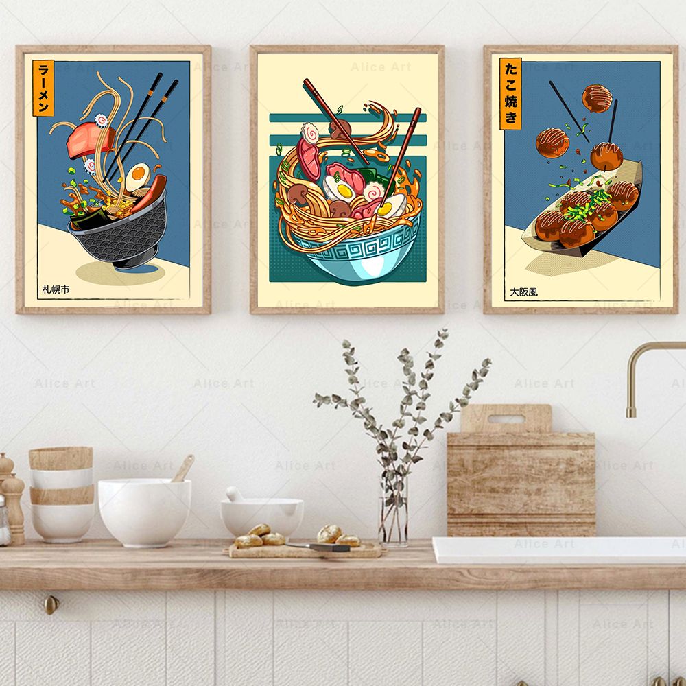 Gaya Jepang Poster Dapur Makan - Japanese Lifestyle And Food ulasan dan harga