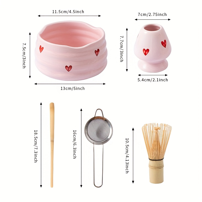 5 Buah Set Matcha Keramik Stik - Matcha Bowl Chawan ulasan dan harga