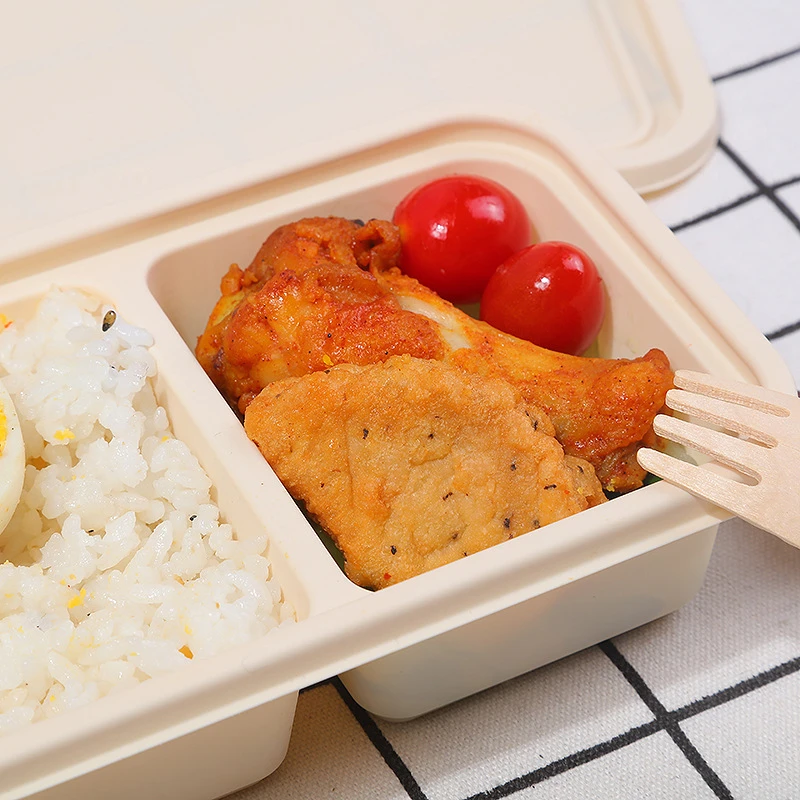 Kotak makan siang Hamburger ti - Bento Box Two Tier ulasan dan harga