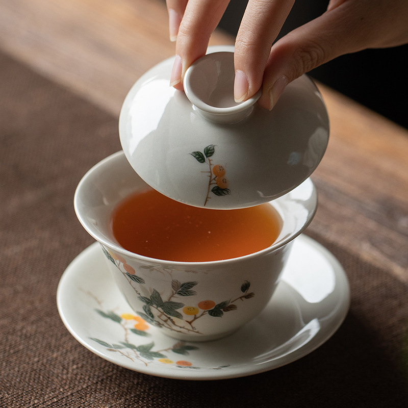 Rumput dan kayu keramik Gaiwan - Matcha Bowl Chawan ulasan dan harga