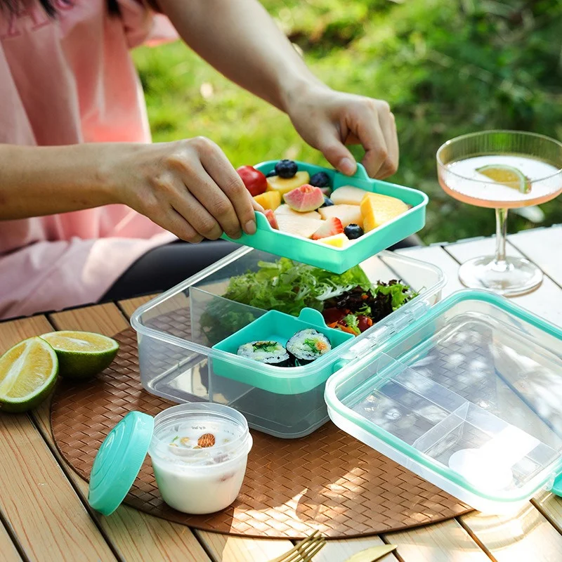 Kotak makan siang portabel lap - Bento Box Two Tier ulasan dan harga